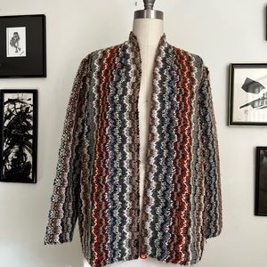 Beautiful Vintage Zig Zag Missoni-esq Jacket S/M